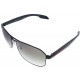 Gafas Prada Linea Rossa PS 51VS 1BO5O0 Black Metal Pillow Silver Mirror Lens