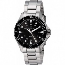 Reloj Hamilton H82201131 Khaki Navy Scuba Quartz Black Dial (Importación USA)