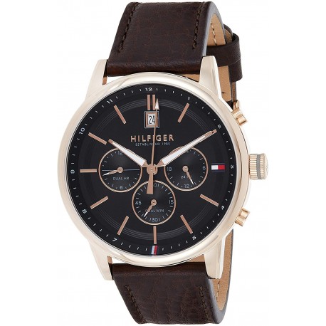 Reloj Tommy Hilfiger 1791631 Hombre Multi Dial Quartz Leather Strap