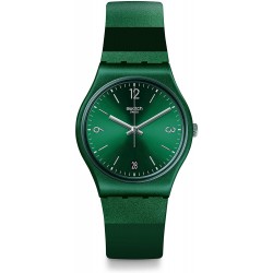 Reloj Swatch GG408 Swiss Casual 34mm Quartz Red Silicon Stra (Importación USA)