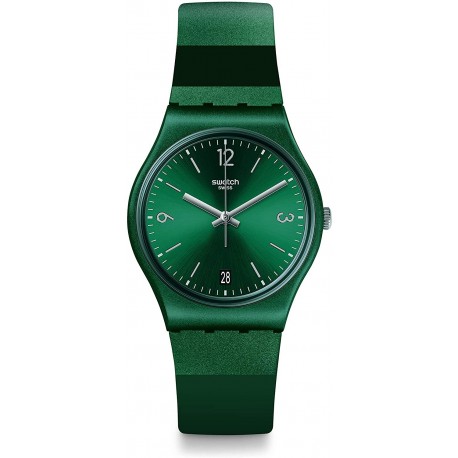 Reloj Swatch GG408 Swiss Casual 34mm Quartz Red Silicon Stra (Importación USA)