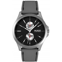 Reloj Hugo Boss 1530047 Hombre Jump Quartz Grey IP and Rubbe (Importación USA)