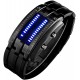 Reloj 5168 PASOY Binary Blue LED Digital Hombre Classic Creative Fashion Square Silver Plated Mujer Boys Date Wrist es