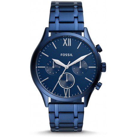 Reloj Fossil BQ2403 Fenmore Midsize Multifunction Navy Stainless Steel