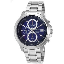 Reloj Seiko SKS443 Hombre Chrono Stainless Steel Blue Dial (Importación USA)