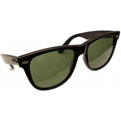 Gafas Ray-Ban Original Wayfarer RB2140 Black Crystal Green Frame 54mm Lenses RB2140-901-54