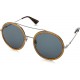 Gafas Gucci GG0061S 004 Ruthenium 0061S Round Lens Category 3 Size 56mm