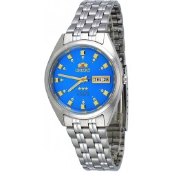 Reloj ORIENT FAB00009L Hombre 3 Star Stainless Steel Blue Di (Importación USA)