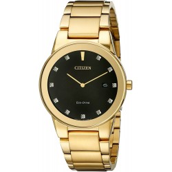Reloj Citizen AU1062-56G Axiom Eco-Drive Black Dial Hombre (Importación USA)
