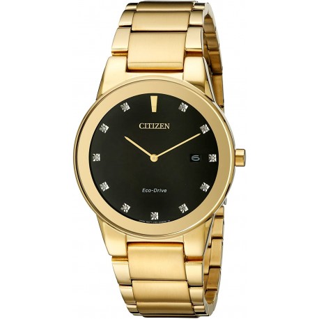 Reloj Citizen AU1062-56G Axiom Eco-Drive Black Dial Hombre (Importación USA)