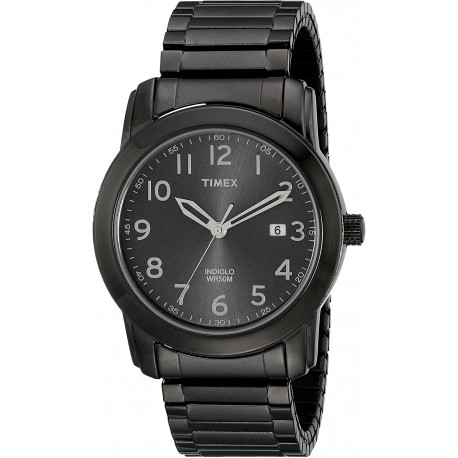 Reloj Timex T2P135 Hombre Highland Street Gray Stainless Steel Expansion Band