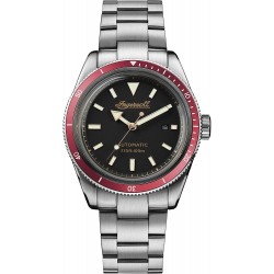 Reloj Ingersoll I05004 Scovill Automatic Silver Red SS (Importación USA)