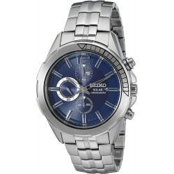 Reloj Seiko SSC381 Hombre RECRAFT Solar Chrono Analog Displa (Importación USA)