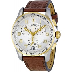 Reloj Victorinox 241510 Swiss Army Hombre Silver Dial Chronograph