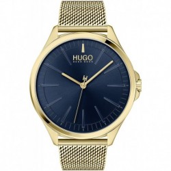 Reloj Hugo 1530178 by Boss Hombre Smash Stainless Steel Quartz Gold Ion Plated Strap Yellow 20 Model: