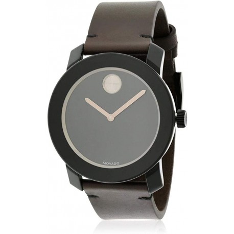 Reloj Movado 3600443 Hombre Stainless Steel Swiss-Quartz Lea (Importación USA)