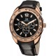 Reloj J&S JOSHUA & SONS JS-45-RG Hombre Multifunction 3 Subdials Engraved on Tachymeter Bezel Genuine Leather Strap JS-45