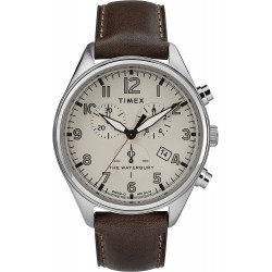 Reloj Timex TW2R88200 Hombre Chronograph Quartz Leather Stra (Importación USA)