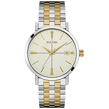 Reloj Bulova 98B255 Two Tone Gold Bracelet (Importación USA)