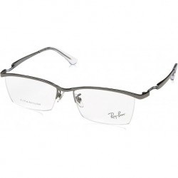 Gafas Ray-Ban Hombre Rx8746d Titanium Rectangular Prescription Eyeglass Frames