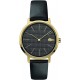 Reloj Lacoste 2001079 Yellow Gold IP Quartz Leather Strap Bl (Importación USA)