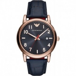 Reloj Emporio Armani AR11135 Hombre Stainless Steel Quartz Strap Leather Model: