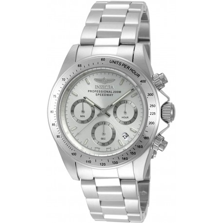 Reloj Invicta 14381 Hombre Speedway Chrono Stainless Steel Silver-Tone Dial
