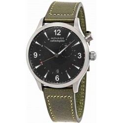 Reloj Movado 3650019 Heritage Black Dial Hombre