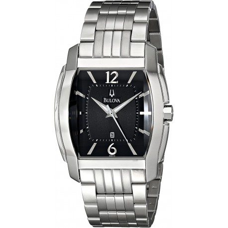 Reloj Bulova 96B112 Hombre Bracelet Black Dial (Importación USA)
