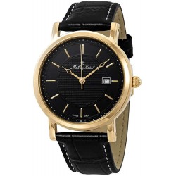 Reloj Mathey-Tissot HB611251PN City Black Dial Leather Hombr (Importación USA)