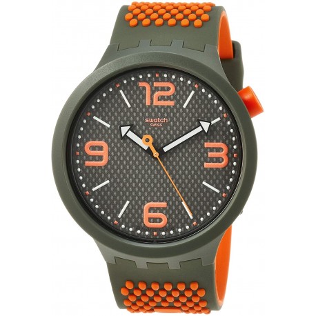 Reloj Swatch SO27M101 Hombre Quartz Silicone Strap Grey 23 M (Importación USA)