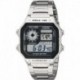 Reloj Hombre Casio AE1200WHD-1A Stainless Steel Digital (Importación USA)