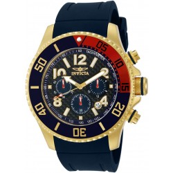 Reloj Invicta 13730 Hombre Pro Diver Chronograph Black Carbon Fiber Dial Polyurethane