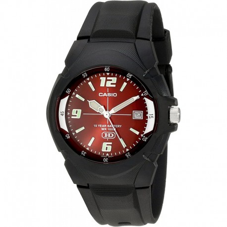 Reloj Hombre CASIO MW600F-4AV Black Sport (Importación USA)