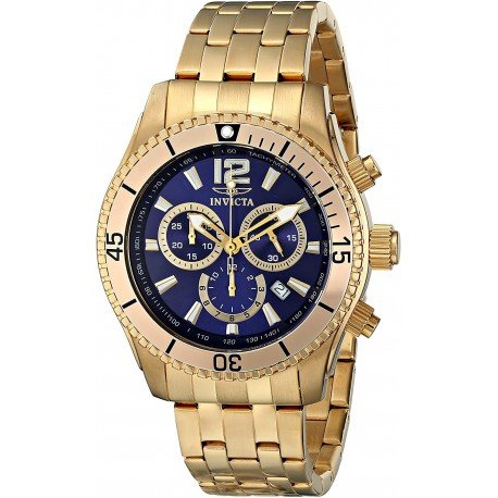 Reloj Invicta 0623 Hombre II Collection Chronograph 18k Gold (Importación USA)