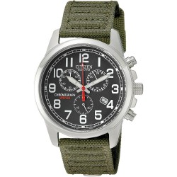 Reloj Citizen AT0200-05E es Eco-Drive Chronograph Canvas