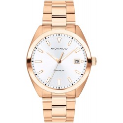 Reloj Movado 3650058 Hombre Heritage Rose Gold a Printed Ind (Importación USA)