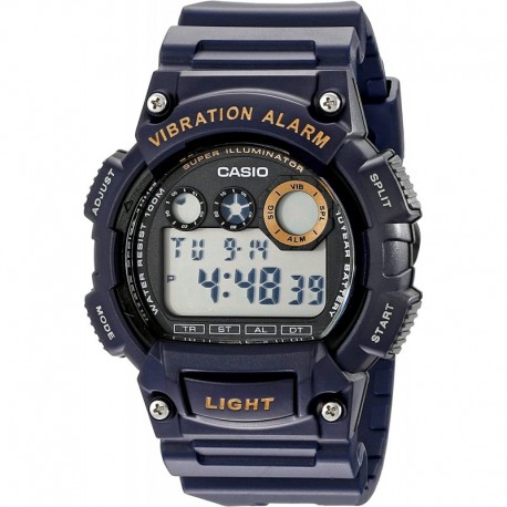 Reloj Hombre Casio W735H-2AVCF Super Illuminator Blue (Importación USA)