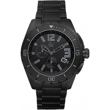 Reloj GUESS X76010G2S GC Sport Class XXL Blackout Ceramic Me (Importación USA)