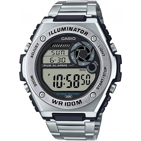 Reloj Casio MWD-100HD-1AVCF Hombre Heavy Duty Digital 10 Yea (Importación USA)