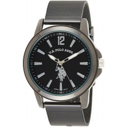 Reloj USC80384 U.S Polo Assn Classic Hombre Quartz Metal and Alloy Color:Black Model: