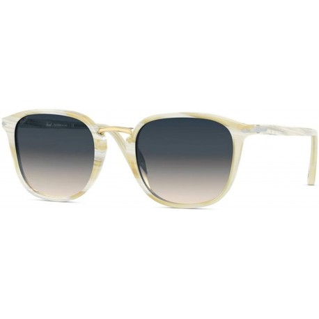 Gafas Persol PO3186S 111543 Hombre color Ivory blue lens size 53 mm