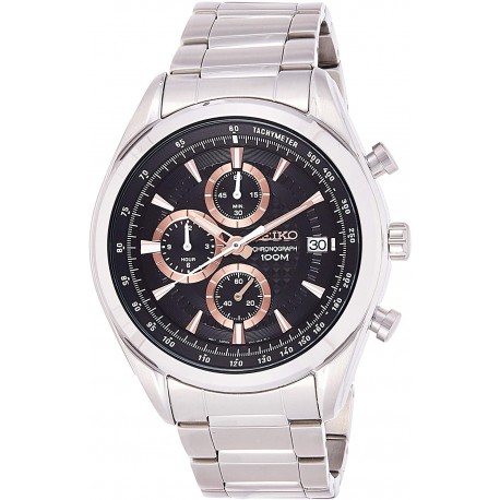 Reloj Seiko SSB199P1 Hombre Chronograph Quartz Stainless Ste (Importación USA)