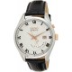 Reloj Seiko SRN073P1 Kinetic SRN073 White Dial Black Leather Band Hombre