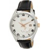 Reloj Seiko SRN073P1 Kinetic SRN073 White Dial Black Leather Band Hombre