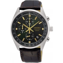 Reloj Seiko SSB385P1 Chronograph Hombre Analog Green Casual (Importación USA)
