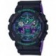 Reloj Casio G-Shock GA100BL-1A Black and Purple Resin (Importación USA)
