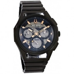 Reloj Bulova 98A207 Curv Bracelet Black One Size (Importación USA)