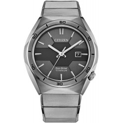 Reloj Citizen AW1660-51H Hombre Eco-Drive Super Titanium Arm (Importación USA)