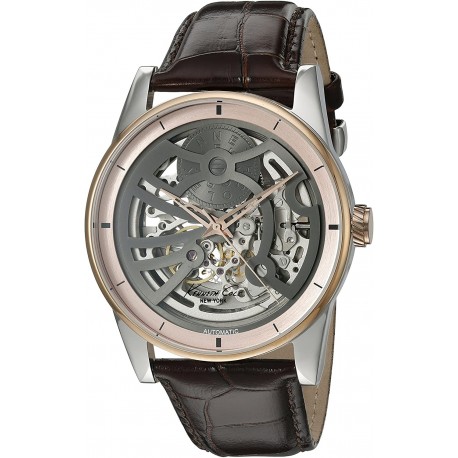 Reloj Kenneth Cole New York 10022561 Hombre 'Automatic' Automatic Stainless Steel and Leather Dress